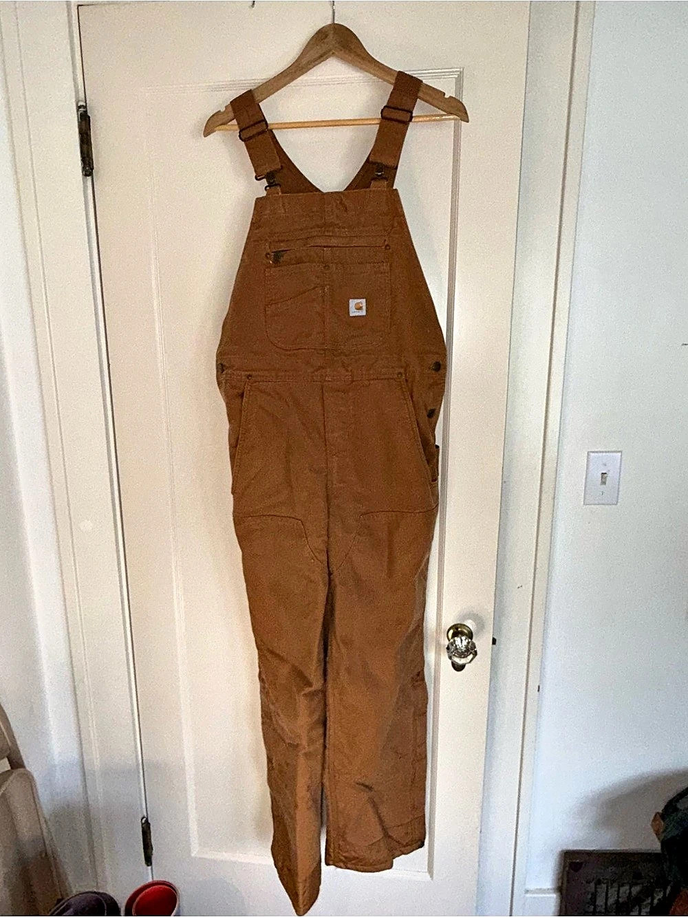Carhartt Bib Overall Brown Bib Overalls